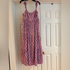 Emerson Fry Pink and Blue Floral Dress